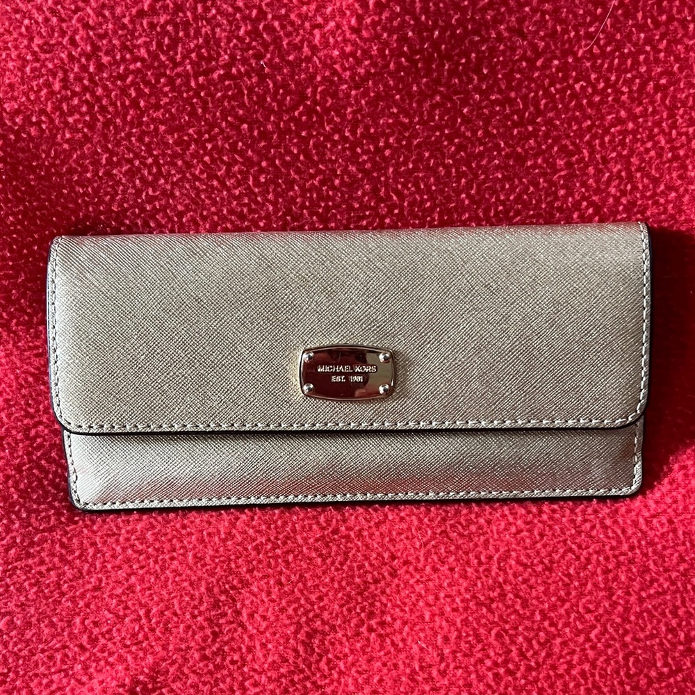 Michael Kors Gold Metallic Women's Wallet
